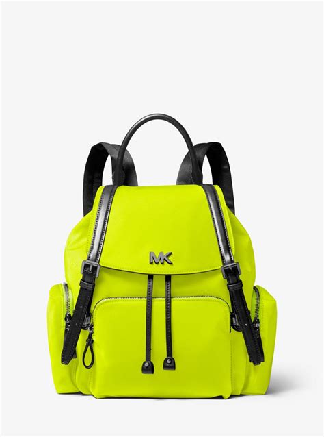 michael kors viv backpack yellow|michael kors neon yellow wallet.